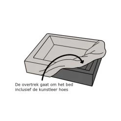 Bia Bed Rib-Bezug -Beeztees Store bia bed rib overtrek 191357 0500 none