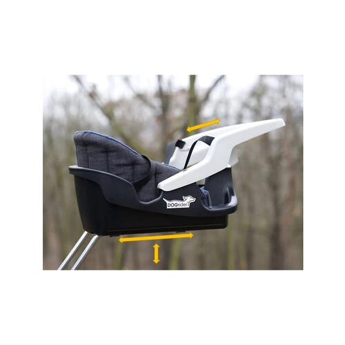 Dogrider Dog Seat + Korb - Grau 8 Dogrider Dog Seat + Korb - Grau – Bild 8