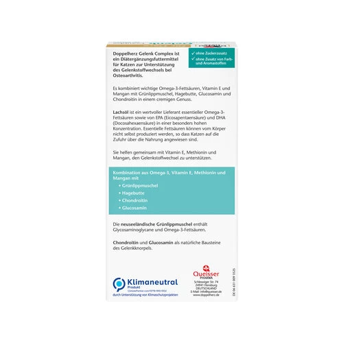 Doppelherz Gelenk Complex Für Katzen 2 Doppelherz Gelenk Complex Für Katzen – Bild 2