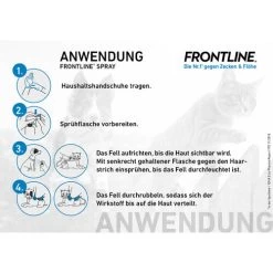 Frontline Spray Gegen Zecken Und Flöhe Für Hunde Und Katzen -Beeztees Store frontline spray 183898 0500 none