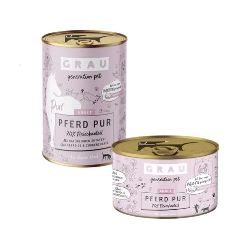 Grau Excellence Adult Pur - Pferd - Dose 1 Grau Excellence Adult Pur - Pferd - Dose