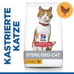 Hill's Science Plan Sterilised - Adult Cat -Beeztees Store hills science plan feline adult sterilised chicken 218809 0500 none