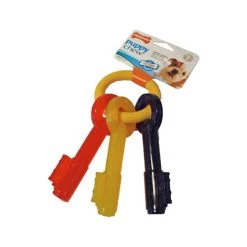 Nylabone Teething Puppy Keys -Beeztees Store nylabone teething puppy keys 109381 0500 none