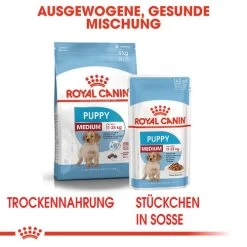 Royal Canin Medium Puppy Wet -Beeztees Store royal canin medium puppy wet 129263 0500 none