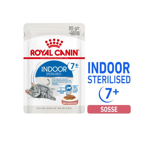 Royal Canin Sterilised Indoor 7+ In Gravy