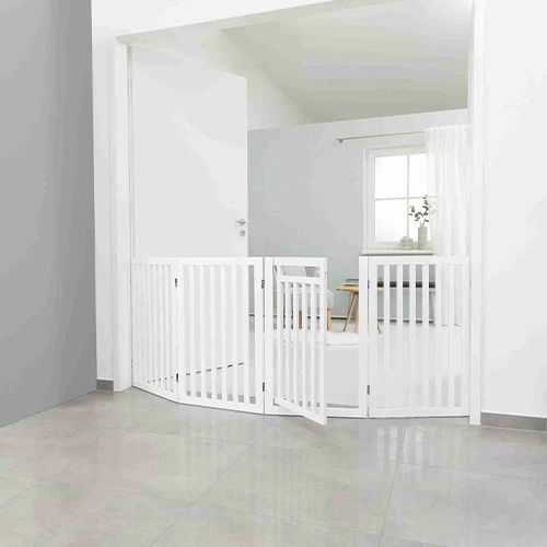 Trixie Hunde-Absperrgitter Mit Tür, 4-teilig 1 Trixie Hunde-Absperrgitter Mit Tür, 4-teilig