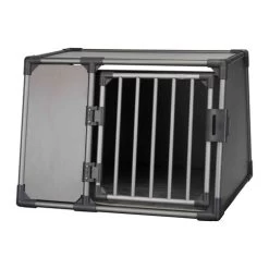 Trixie Transportbox Aluminium 7 Trixie Transportbox Aluminium -Beeztees Store trixie vervoersbox grafiet 157883 0500 none