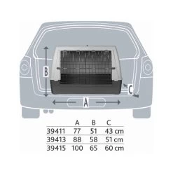 Trixie Transportbox Journey 13 Trixie Transportbox Journey -Beeztees Store trixie vervoersbox journey 157886 0500 none