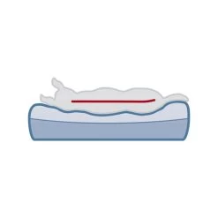 Trixie Vital Matratze Bendson - Dunkelbraun/Beige -Beeztees Store trixie vitaal matras bendson donkerbruinbeige 178699 0500 none