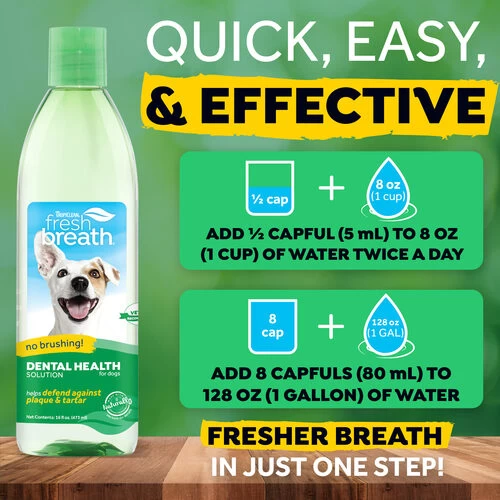 TropiClean - Fresh Breath Water Additive 2 TropiClean - Fresh Breath Water Additive – Bild 2