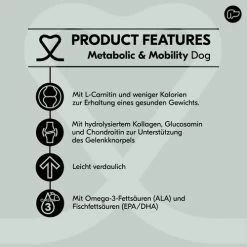 Vetality Metabolic & Mobility - Hundefutter 8 Vetality Metabolic & Mobility - Hundefutter -Beeztees Store vetality metabolic mobility hondenvoer 182008 0500 none